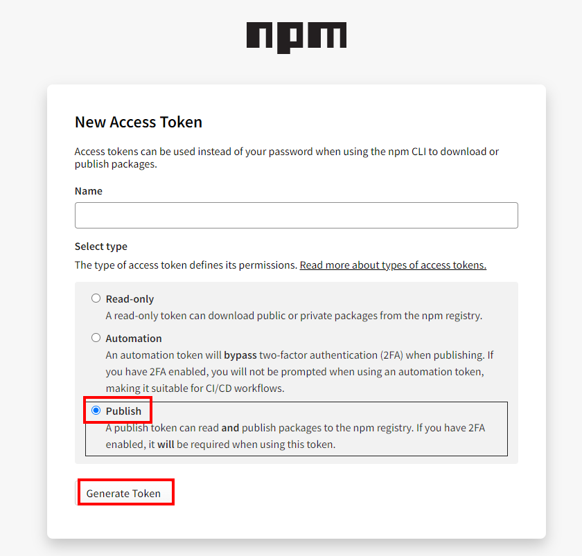 npm包发布